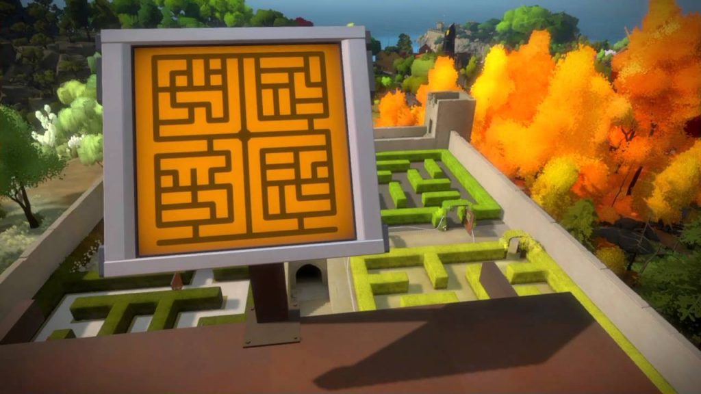 Screenshot from The Witness