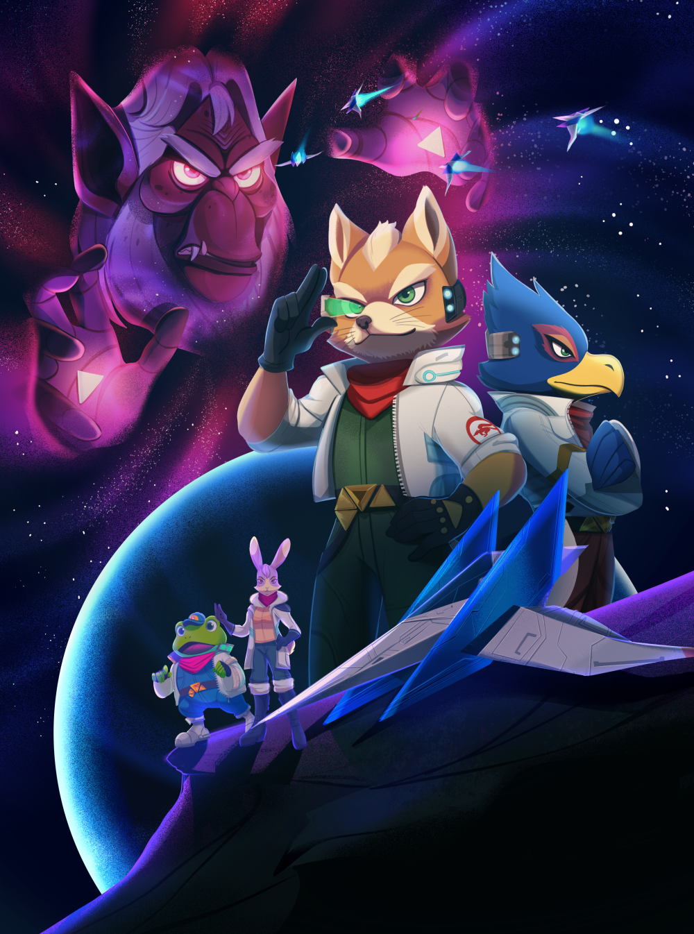 Star Fox poster by Jessica McGinnis